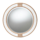 Round Woven Jute Mirror | Bali Loom Adita | Oroatrade.com