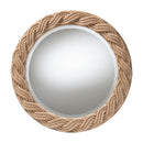 Braided Rope Round Boho Mirror | Bali Loom Romana | Oroatrade.com