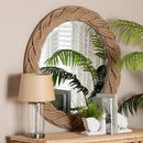 Braided Rope Round Boho Mirror | Bali Loom Romana | Oroatrade.com