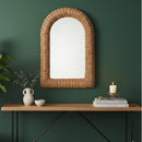 Arched Wicker Wall Mirror | Bali Loom Brisia | Oroatrade.com