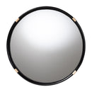 Round Black Rattan Wall Mirror | Bali Loom Fenicia | Oroatrade.com