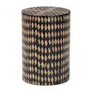 Diamond Pattern Bamboo End Table | Bali Loom Paulo | Oroatrade.com