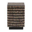Diamond Pattern Bamboo End Table | Bali Loom Paulo | Oroatrade.com
