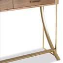 2-Drawer Wooden Console Table | Novi Living Lafoy