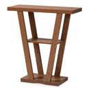 Walnut Angular Console Table | Bali Loom Boone | Oroatrade.com