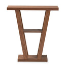 Walnut Angular Console Table | Bali Loom Boone | Oroatrade.com