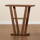 Walnut Angular Console Table | Bali Loom Boone | Oroatrade.com
