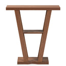 Walnut Angular Console Table | Bali Loom Boone | Oroatrade.com
