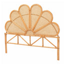 Rattan Queen Size Headboard | Bali Loom Flower | Oroatrade.com
