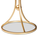 Gold Concave Marble End Table | Bali Loom Tarmon | Oroatrade.com