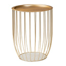 Gold Openwork Frame End Table | Bali Loom Mabon | Oroatrade.com