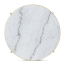 Round Marble End Table | Bali Loom Maddock | Oroatrade.com