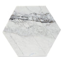 Hexagonal Marble End Table | Bali Loom Kalena | Oroatrade.com