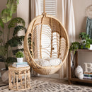 Woven Indoor Semi Outdooor Rattan Hanging Chair | Bali Loom Umika | Oroatrade.com