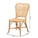 Natural Rattan Dining Chair | Bali Loom Irene | Oroatrade.com