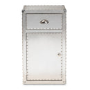 Silver Industrial Storage Cabinet | Bali Loom Serge | Oroatrade.com