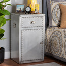 Silver Industrial Storage Cabinet | Bali Loom Serge | Oroatrade.com