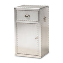 Silver Industrial Storage Cabinet | Bali Loom Serge | Oroatrade.com