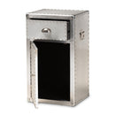Silver Industrial Storage Cabinet | Bali Loom Serge | Oroatrade.com