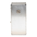 Silver Industrial Storage Cabinet | Bali Loom Serge | Oroatrade.com