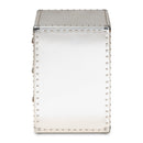 Silver 3 Drawer End Table | Bali Loom Armel | Oroatrade.com