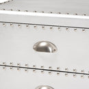 Silver 3 Drawer End Table | Bali Loom Armel | Oroatrade.com