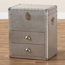 Silver Industrial Storage Cabinet | Bali Loom Serge | Oroatrade.com