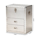 Silver Industrial Storage Cabinet | Bali Loom Serge | Oroatrade.com