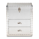 Silver Industrial Storage Cabinet | Bali Loom Serge | Oroatrade.com