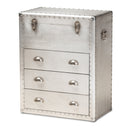 Silver Industrial Storage Cabinet | Bali Loom Serge | Oroatrade.com