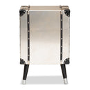 Silver Trunk Inspired Vintage End Table | Bali Loom Dilan | Oroatrade.com