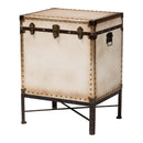 White Canvas Lift Top End Table | Bali Loom Laura | Oroatrade.com