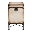 White Canvas Lift Top End Table | Bali Loom Laura | Oroatrade.com