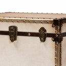 White Canvas Lift Top End Table | Bali Loom Laura | Oroatrade.com