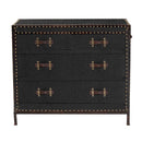 Vintage Black 4 Drawer Cabinet | Bali Loom Benton | Oroatrade.com