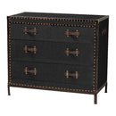 Vintage Black 4 Drawer Cabinet | Bali Loom Benton | Oroatrade.com