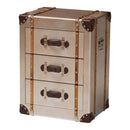 Hospitality furniture - Vintage Bronze 3 Drawer Cabinet - ww.oroatrade.com