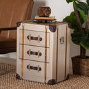 Hospitality furniture - Vintage Bronze 3 Drawer Cabinet - ww.oroatrade.com