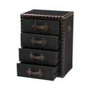 Vintage Metal 4 Drawer End Table | Bali Loom Jaelyn | Oroatrade.com