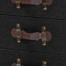 Vintage Metal 4 Drawer End Table | Bali Loom Jaelyn | Oroatrade.com