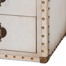 Vintage Metal 4 Drawer End Table | Bali Loom Jaelyn | Oroatrade.com