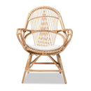 Rattan Woven Embellishments Accent Chair | Bali Loom Jayden | Oroatrade.com