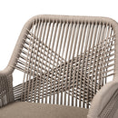 Gray Woven Rope Dining Chair | Bali Loom Jennifer | Oroatrade.com