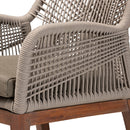 Gray Woven Rope Dining Chair | Bali Loom Jennifer | Oroatrade.com