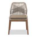 Gray Woven Rope Dining Chair | Bali Loom Jennifer | Oroatrade.com