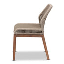 Gray Woven Rope Dining Chair | Bali Loom Jennifer | Oroatrade.com