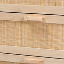 3-Drawer Rattan Storage Cabinet | Novi Living Sebille