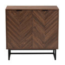 Brown Wooden 2 Door Cabinet | Bali Loom Sadia | Oroatrade.com