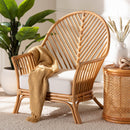 Flared Arm Rattan Accent Chair | Bali Loom Lisabon | Oroatrade.com