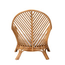 Flared Arm Rattan Accent Chair | Bali Loom Lisabon | Oroatrade.com